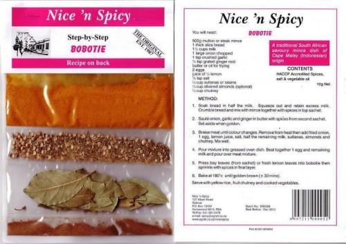 Nice n Spicy - Bobotie