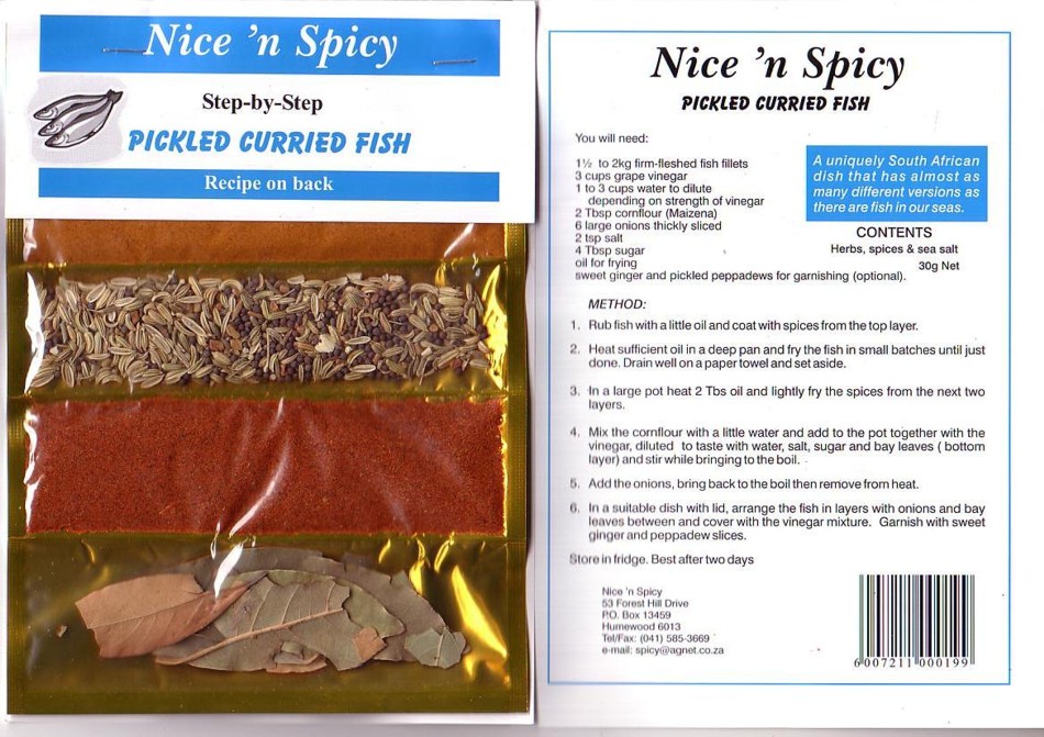 Nice n Spicy - Pickled Curried Fish