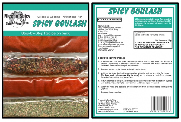 Nice n Spicy - Spicy Goulash