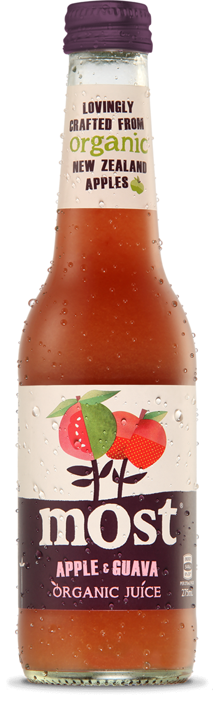 Most Apple & Guava Organic Juice 275ml - Glass Bottle