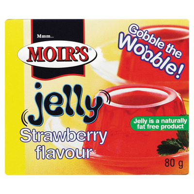 Moirs Jelly - Strawberry 80g ** SPECIAL ** Dated Stock