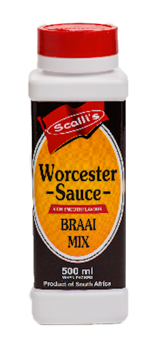 Scalli's Worcester Sauce 500ml - Braai Mix
