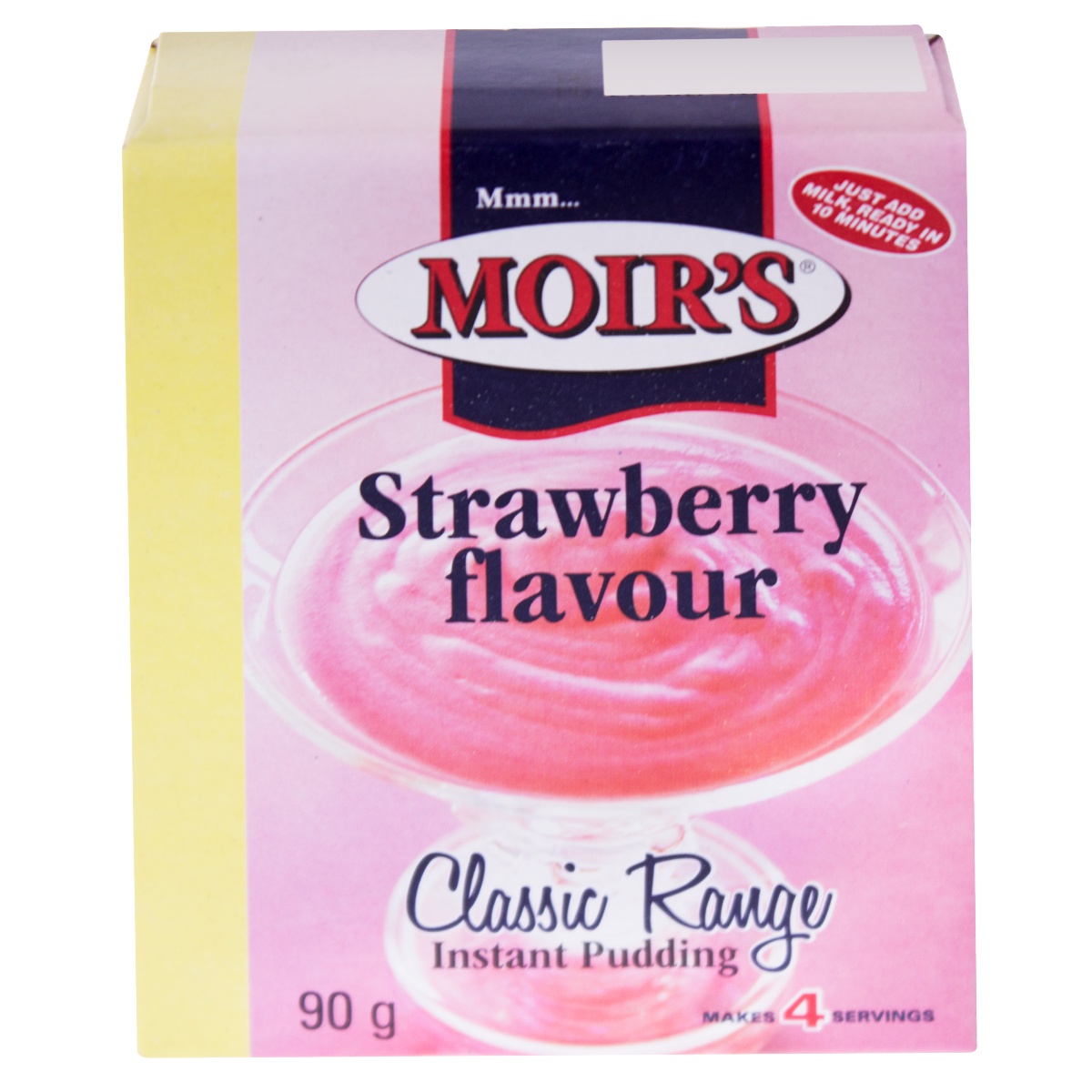 Moirs Instant Pudding - Strawberry 90g