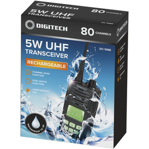 TRANSCEIVER UHF CB 5W 80CH IP67 Was $269 - Now $199 !