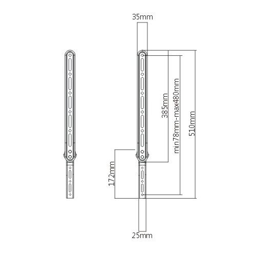 BRATECK SOUNDBAR BRACKET