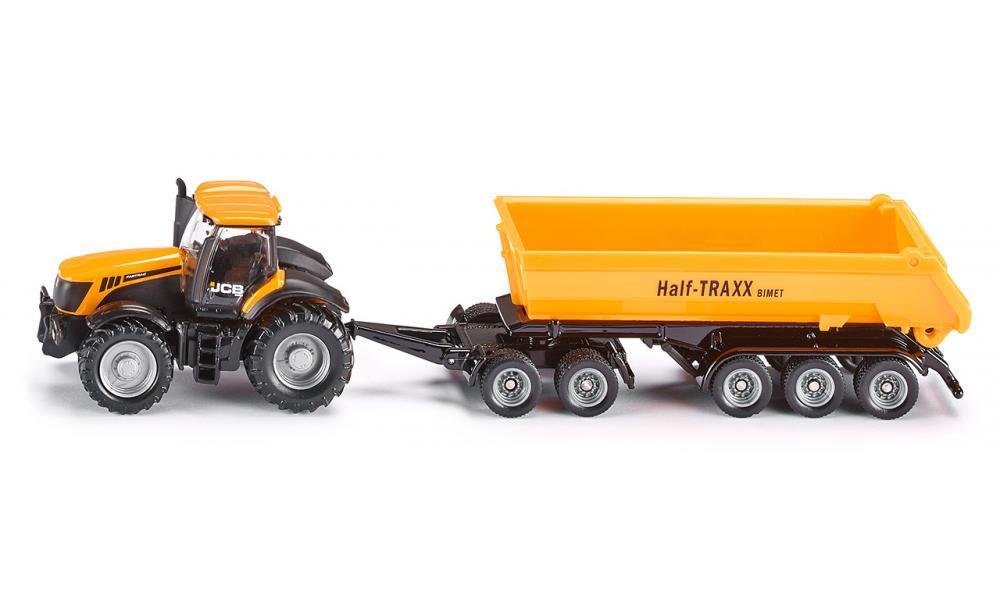 SIKU 1858 1:87 JCB Fastrac with Dolly & Trailer
