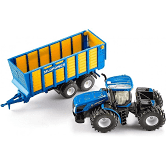 SIKU 1:50 New Holland T9.560 with Trailer