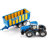 SIKU 1947  1:50 New Holland T9.560 with Trailer