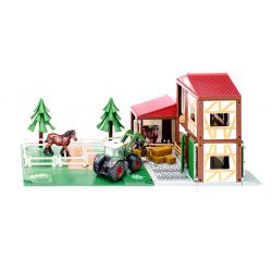 SIKU World Horse Stable with Tractor & Horses