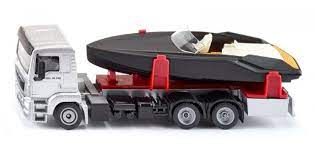 SIKU 1:50 MAN TG-A Truck with Speedboat