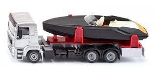 SIKU 2715 1:50 MAN TG-A Truck with Speedboat