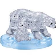 Crystal Puzzle 3D Polar Bear Clear