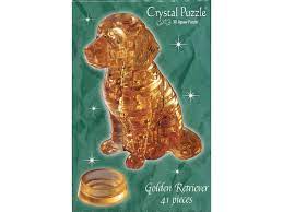 Crystal Puzzle 3D Golden Retriever