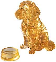 Crystal Puzzle 3D Golden Retriever