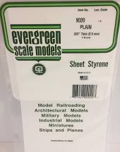 Evergreen scale models, Sheets white