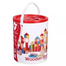 100 Wooden Blocks bucket