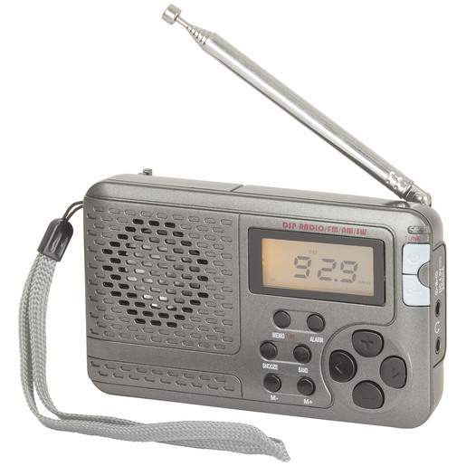 RADIO AM/FM/SW LCD ALARM 3AAA