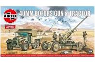 Bofors 40mm Gun & Tractor 1:76 Airfix
