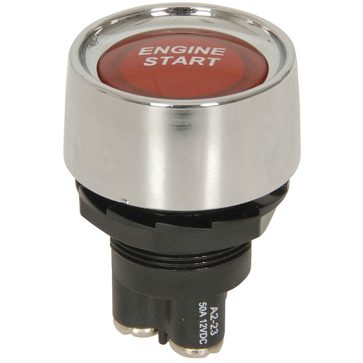 SWITCH PUSH RED IGN START ILL 12V 50A