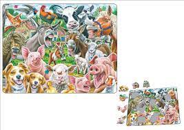 Larsen Laughing Farm Animals Puzzle