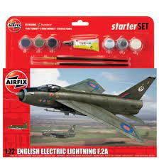 Airfix 1:72 English Electric Lighting F.2A Large Starter Kit