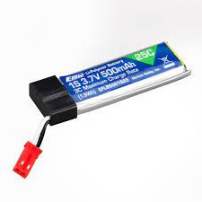 E-Flite 1S 3.7V 500mAh 25C Lipo EFLB5001S25