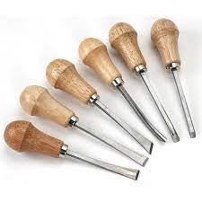 Excel Palm Style Deluxe Carving Tool Set 6 Assorted 56010
