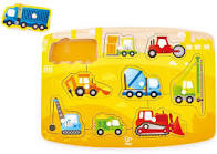 Hape Construction Peg Puzzle