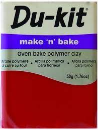 Du-kit make n bake red 50g