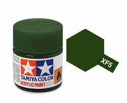 Tamiya Acrylic Paint 10 ml XF-5 Flat Green