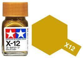 Tamiya Enamel Paint X-12 Gold Leaf 10 ml