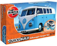 Airfix Quick Build VW Camper Van blue
