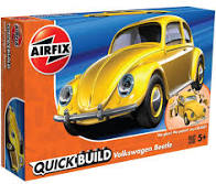 Airfix Quick Build VW Beetle yellow