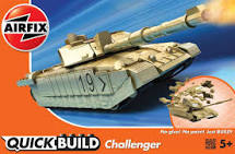 Airfix Quick Build Challenger Tank Green