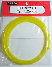 Du-Bro 3Ft. 3/32 I.D. Tygon Tubing #799