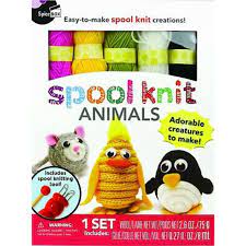 Play Box Spool Knit Animals