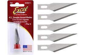 Excel Stainless Steel Straight Edge Blades (5) #11