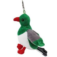 Antic Kereru Keyclip ( wood pigeon)