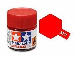 Tamiya Acrylic Paint  XF-7 Flat Red 10ml