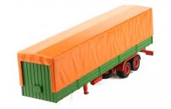 IXO Models 1:43 Flatbed platform Trailer with Cover