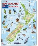 Larsen Map Of New Zealand Puzzle