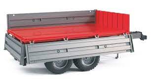 Bruder Tipping Trailer red/grey