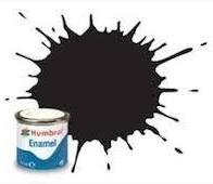 Humbrol Enamel Paint Black Matt 33