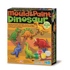 4M Mould and Paint Dinosaur -  Glow in the Dark