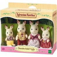 Sylvanian Chocolate Rabbit Family