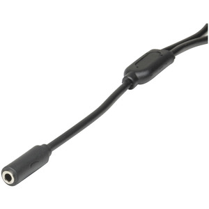 LEAD AUDIO SKT 3.5MM 4POLE - 2 PLG 250MM