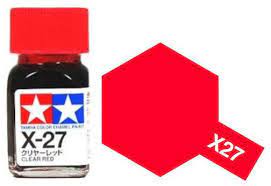 Tamiya Enamel Paint Clear Red X-27