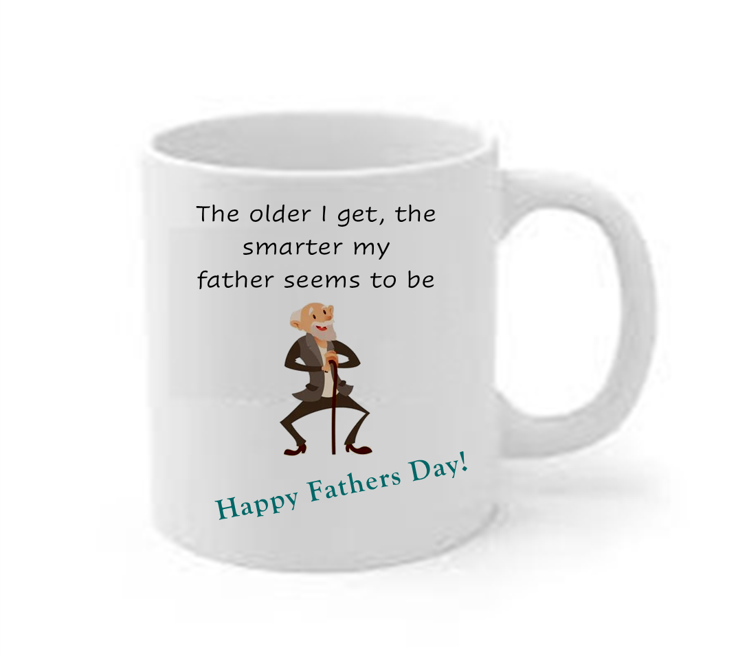 Little Africa Fathers Day Mug - The Older I Get The Smarter My Father Seems To Be