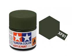 Tamiya Acrylic 10ml Dark Green 2 XF-81