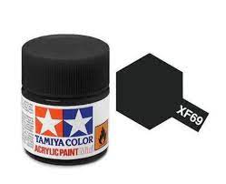 Tamiya Acrylic 10ml XF-69 Nato Black